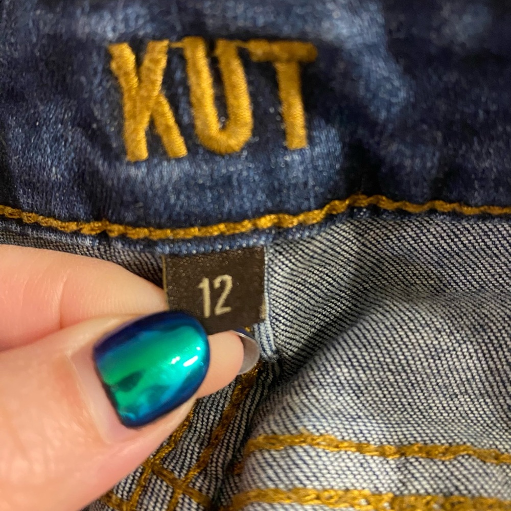 KUT From The Kloth Slouchy Boyfriend Jeans Size 12 - Picture 5 of 6
